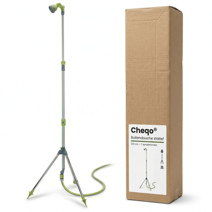 Cheqo® Buitendouche - Tuindouche - Camping Douche - Buitendouche Statief - Tuindouche Statief - Tuindouche met Statief - Buitendouche met Statief - Tuindouche op Statief