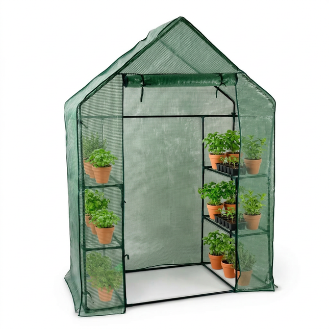 Cheqo® Broeikas - Tuinkas - Kweekkas - Kas - Serre - Tuinbroeikas - Hobbykas - Foliekas - Tunnelkas - Walk in Broeikas - Walk in Kas - Kweekhuis - Tomatenkas - Moestuinkas - Kas voor Moestuin