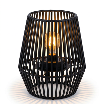 Cheqo® Solar Tafellamp - Solar Tafel Lamp - Solar Lamp Tafel - Solar Tuinlamp - Solar Tuinverlichting - Solar Buitenlamp - Solar Buitenverlichting - Solar Lamp Buiten - Solar Sfeerlamp - Solar Sfeerlicht