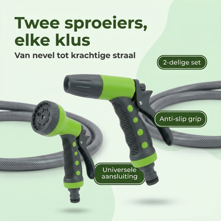 Cheqo® Tuinslang Spuitpistool - Spuitpistool Tuinslang - Tuinslang Sproeikop - Sproeikop Tuinslang - Tuinslang Sproeier - Tuinslang Spuitkop - Spuitkop Tuinslang - Tuinslang Pistool