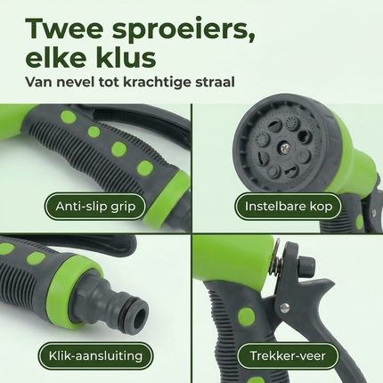 Cheqo® Tuinslang Spuitpistool - Spuitpistool Tuinslang - Tuinslang Sproeikop - Sproeikop Tuinslang - Tuinslang Sproeier - Tuinslang Spuitkop - Spuitkop Tuinslang - Tuinslang Pistool