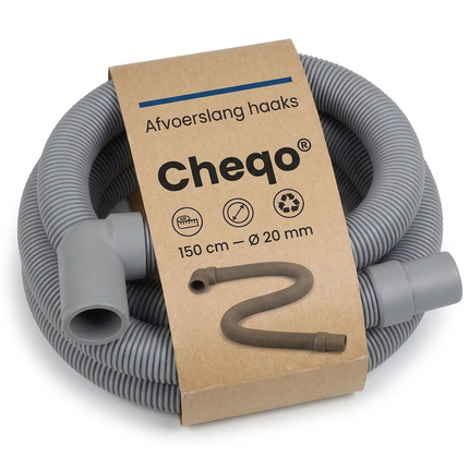 Cheqo® Afvoerslang - Flexibele Afvoerslang - Universele Afvoerslang - Afvoerslang Haaks - Afvoerslang met Bocht - Afvoerslang Bocht - Afvoerslang Recht Haaks - Afvoerslang Aansluiting Haaks - Afvoerslang Aansluiting Recht