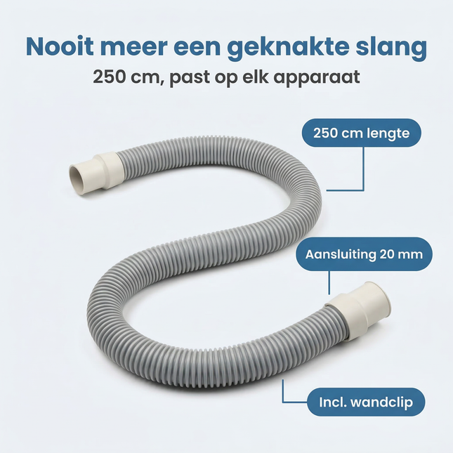 Cheqo® Afvoerslang - Flexibele Afvoerslang - Universele Afvoerslang - Afvoer Slang - Afvoerslang Wasmachine - Wasmachine Afvoerslang - Afvoerslang Vaatwasser - Vaatwasser Afvoerslang - Afvoerslang Droger