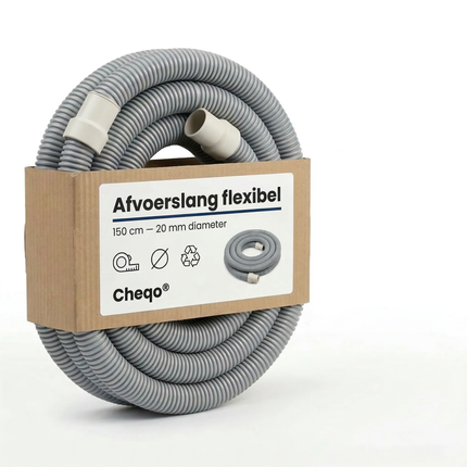 Cheqo® Afvoerslang - Flexibele Afvoerslang - Universele Afvoerslang - Afvoer Slang - Flexibele Slang Afvoer - Afvoerslang Wasmachine - Wasmachine Afvoerslang - Afvoerslang Vaatwasser - Vaatwasser Afvoerslang