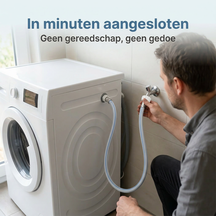 Cheqo® Aanvoerslang - Universele Aanvoerslang - Water Aanvoerslang - Waterslang Aansluiting - Toevoerslang - Toevoerslang Water - Wasmachine Aanvoerslang - Vaatwasser Aanvoerslang - Wasmachine Toevoerslang