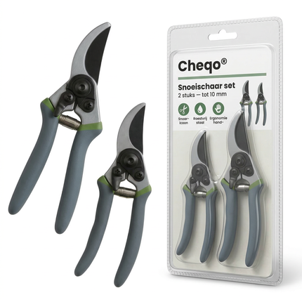 Cheqo® Snoeischaar - Snoeischaar Set - Snoeischaren - Snoeischaren Set - Tuinschaar - Tuinscharen - Tuinschaar Set - Snoeischaar Tuin - Snoeischaar voor Takken - Snoeischaar voor Bloemen