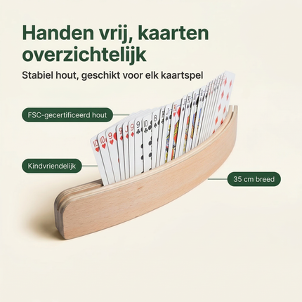 Cheqo® Kaarthouder - Kaartenhouder - Kaarthouder Kaartspel - Kaartenhouder Kaartspel - Kaarthouder Spel - Kaartenhouder Spel - Kaarthouder voor Kaarten - Kaartenhouder voor Kaarten - Kaarthouder Kinderen