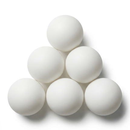Cheqo® Tafeltennisballen - Pingpongballen - Tafeltennis Balletjes - Pingpong Balletjes - Tafeltennisballen 6 Stuks - Pingpongballen 6 Stuks - Witte Tafeltennisballen - Witte Pingpongballen - Tafeltennisballen Set