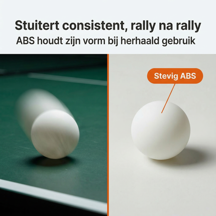 Cheqo® Tafeltennisballen - Pingpongballen - Tafeltennis Balletjes - Pingpong Balletjes - Tafeltennisballen 6 Stuks - Pingpongballen 6 Stuks - Witte Tafeltennisballen - Witte Pingpongballen - Tafeltennisballen Set