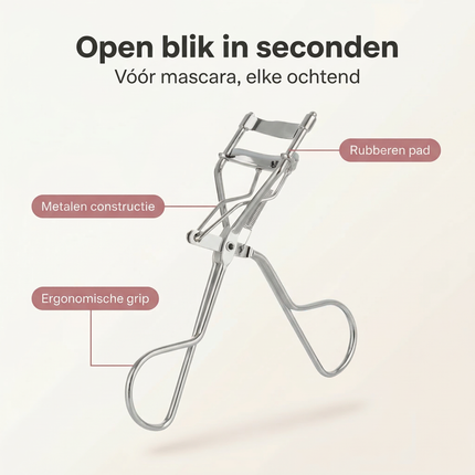 Cheqo® Wimperkruller - Wimper Kruller - Wimperkrul Tang - Wimperkrultang - Wimperkruller Tang - Wimperkruller Tool - Wimperkruller Make-up - Wimperkruller Mascara - Wimperkruller voor Wimpers