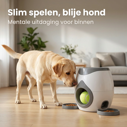 Cheqo® Snackdispenser Hond - Snack Dispenser Hond - Honden Snackdispenser - Hondensnoepjes Dispenser - Beloningsspel Hond - Beloningsspeelgoed Hond - Voerspeelgoed Hond - Interactief Hondenspeelgoed - Intelligentiespeelgoed Hond