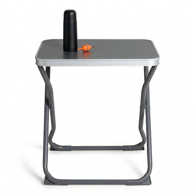 Cheqo® Vouwkruk met Tafelblad - Campingstoel met Tafelblad - Vouwstoel met Tafel - Campingstoel met Tafel - Vouwkruk met Tafel - Viskruk met Tafel - Visstoel met Tafel - Opvouwbare Visstoel met Tafel