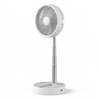 Cheqo® Telescopische Tafelventilator - Oplaadbare Tafelventilator - Draadloze Tafelventilator - USB Oplaadbare Ventilator - USB C Ventilator - Bureau Ventilator - Draagbare Ventilator - Camping Ventilator