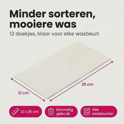 Cheqo® Kleurdoekjes - Wasdoekjes - Kleurdoekjes Wasmachine - Wasdoekjes Wasmachine - Anti Kleurdoorloop Doekjes - Kleurvanger Doekjes - Kleurvanger Was - Kleur Absorberende Doekjes