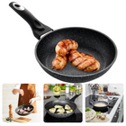 Cheqo® Koekenpan - Bakpan - Gesmeed Aluminium - ø20cm - Voor Alle Kookplaten - Ook voor Inductie Koekenpan