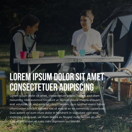 Cheqo® Luxe Campingset - Opvouwbaar - Kampeertafel Inklapbaar - Campingtafel met 4 Stoelen - Tuintafel Set - Kampeermeubel Camp Furniture