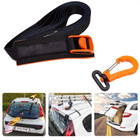 Cheqo® Spanband met Haak - Handige Bevestigingsset voor Auto, Caravan, Fiets - Sjorbanden - Klemsluiting - Dakkoffer Alternatief - Eenvoudige Bevestiging zonder Gereedschap - Veelzijdig Gebruik - Verhuishulp Spanbanden