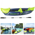Cheqo® Opblaasbare Kayak - Kajak - 2-Persoons - Belastbaar tot 160kg - Inclusief Peddel en Reparatiekit - 325cm Kayak