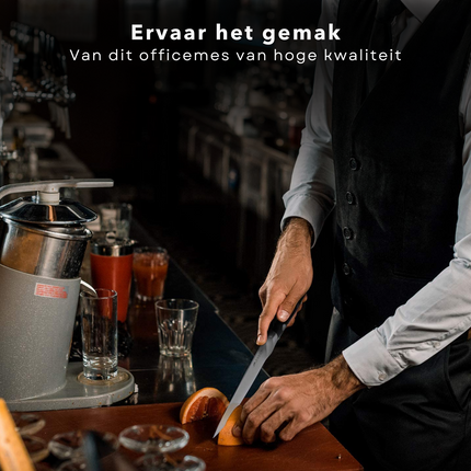 Cheqo® PRO Officemes - Office Mes - Chefmes - Koksmes - Keukenmes - Vlijmscherp - 12.5cm Koksmes