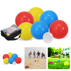Cheqo® Jeu-de-Boules Spel - Jeu de Boules - 7-Delig - Houten Set - ø7cm Jeu de Boules sets