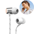 Cheqo® In-Ear Oordopjes met Geluidsonderdrukking - Met Microfoon - Oortjes - Koptelefoon - 1.3m Oordopjes