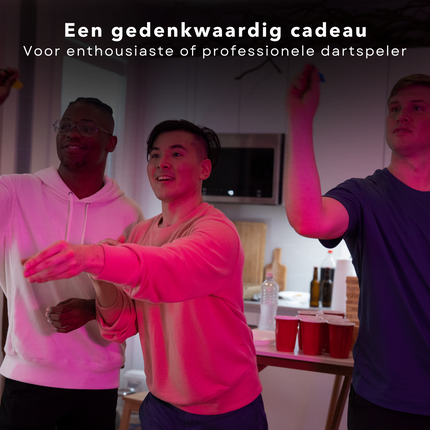 Cheqo® Dartset - 12x 22 gram Stalen Tip - 72-delige Set - Nikkel Plating Barrels - ALU Shafts - 120 Dartflights - Flight Beschermers - Rubberen O-ringen - Darts Slijper - 12 Dartpijlen - Cadeau - Vaderdag - Steeltip Dartpijlen