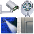 Cheqo® Veiligheidsverlichting met Sensor - 50 Lumen - Bewegingssensor - Buitenverlichting - Dummy Camera - Beveiligingscamera Dummy - IP44 Waterdicht - 19 x 9 x 11 cm Dummy camera's