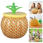 Cheqo® Ijsemmer - Drankkoeler Opblaasbaar - Drankhouder - Flesenkoeler - Wijnkoeler - Ø25cm - Opblaasbaar Ananas - 33cm Hoogte IJsemmer
