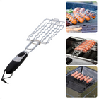 Cheqo® BBQ Klemrooster voor Worstjes - BBQ Rooster - Rechthoek - Worstenhouder - Hotdoghouder Klemroosters
