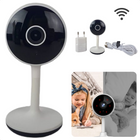 Cheqo® Wifi-Camera Binnenshuis - Wifi Beveiligingscamera - Full HD 1080p - 2MP - Nachtzicht - Grote Kijkhoek - 10m Bereik Beveiligingscamera's