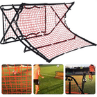 Cheqo® Voetbal Rebounder - Kickback - Tchouk - Voetbal Bouncer - Stalen buizen - Trainingshulp - Bal terugkaatsen Tchouks