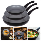 Cheqo® 3-Delige Koekenpannenset - Pannenset - Koekenpan Set - Inductie, Gas, Elektrisch, Keramisch, Halogeen - 20/24/28 cm - Aluminium - Soft-Touch Handgrepen - Anti-Aanbaklaag Koekenpan