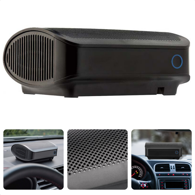 Cheqo® Mobiele Luchtreiniger met HEPA-Filter - 99% Verwijdering van Stof, Pollen, Rook, Geuren, Schimmel & Huidschilfers - 2 Snelheden - Stil Model - 12V Sigarettenaansteker Luchtreiniger