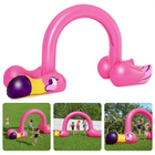 Cheqo® Flamingo Sproeier Speelgoed - 193x340cm  - Opblaasfiguur - Zwembad Speelgoed voor Kinderen Opblaasfiguren