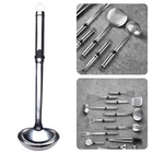 Cheqo® RVS Soeplepel - 33cm x 9cm - Ophangoog - Pollepel - Soep Lepel Soeplepel
