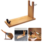 Cheqo® Luxe Hamhouder - Hout & Staal - 16x40x23cm Hamhouder
