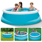 Cheqo® Zwembad - Opblaasbad - 880L Familiebad - 183x51cm - Opblaasbaar Zwembad Opblaas Zwembad