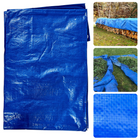 Cheqo® Afdekzeil - Dekzeil - Zeildoek - Afdekhoes Tuinmeubel - Beschermhoes - 2x3m - Blauw - Geschikt voor vele doeleinden - Tenttapijt - Onderzeil - Bescherm je goederen - Grondzeil bij klussen - Weersbestendig Afdekzeil