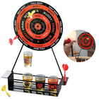 Cheqo® Magnetisch Dartbord - Party Dart Game - Drankspel - 4 Magnetische Pijlen 7cm - 4 Shotglaasjes 5cm - Basis 17x4cm - Totale Hoogte 29cm Actiespellen