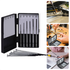 Cheqo® Precisie Schroevendraaierset - 11 stuks - 5x PH Kruiskop & 6x Gleufkop - Schroevendraaier - Handgereedschap - Klusgereedschap - Lange levensduur Schroevendraaiers