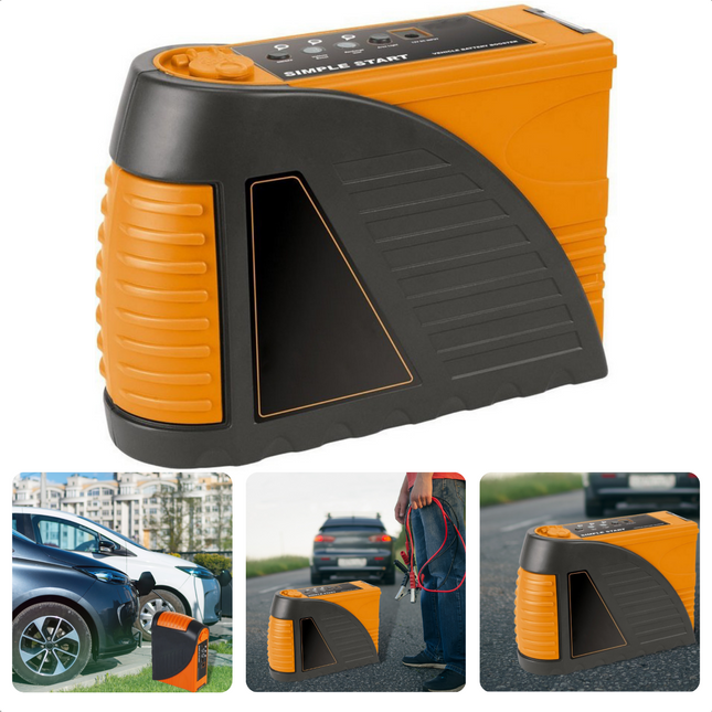 Cheqo® Acculader - Druppellader - 14V - 6-8A - Opladen zonder Motor - 23x9x21,7cm - Met Lamp Acculader