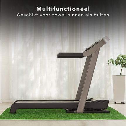 Cheqo® Multifunctionele Zwembadtegels - Puzzeltegels - Zwembad Vloermat - Fitness Puzzelmat - Yogamat - Tuinvloer - Set van 6 stuks - 40x40cm - Grasprint - Kunstgras - Vloertegels Onderzeilen
