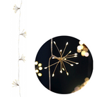 Cheqo® Lichtsnoer Vuurwerk - Fireworks - LED-Slinger - Tuinlampjes - Kerstverlichting - Kerstlampjes - LED Lichtsnoer - 6 Lichtclusters Lichtsnoer