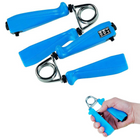 Cheqo® Handtrainers met Teller - Handknijpers - Handgrippers - Handgrips - Knijphalter - Griptraining - Vingertrainer - Onderarm Trainer - Pols Trainer - Knijphalters - 2 Stuks Handtrainer