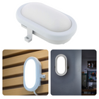 Cheqo® LED Wandlamp - Buitenlamp - Tuinlamp - Multifunctioneel - Badkamerlamp - 6w - 17x11x7cm - 220-240v - Zonder Adapter Wandlamp
