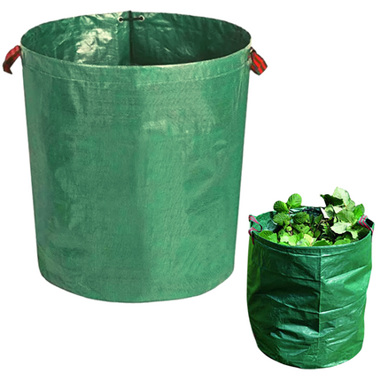 Cheqo® XL Tuinafvalzak - Tuinafval Zak - Tuinafvalemmer - Onkruidzak - Tuinieren - Groenafval Zak - 272 Liter Tuinafvalzak