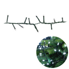 Cheqo® Kerstboomverlichting - Micro Clusterverlichting - Kerstlampjes - Led Verlichting - Kerstverlichting voor Binnen en Buiten - Met Haspel - 500 LED - 10 Meter - Met Timer - Wit Clusterverlichting