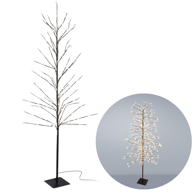 Cheqo® Lichtboom - Lichtgevende Boom - Kerstverlichting - Kerstboom - Kerstbloesem - 180cm - 480 LED - Met Timer Lichttakken