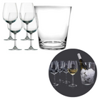 Cheqo® Luxe Wijnset - 4  Witte Wijnglazen met Wijnkoeler - Wijnglas - Wijn Set Wijnset