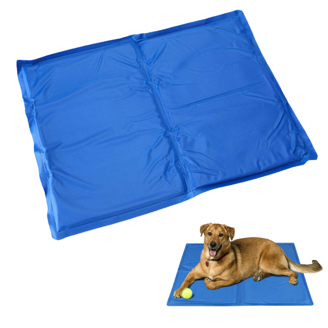 Cheqo® XL Koelmat voor Honden en Katten - Verkoelende Mat - Hondenmat - 80x60cm Koelmat